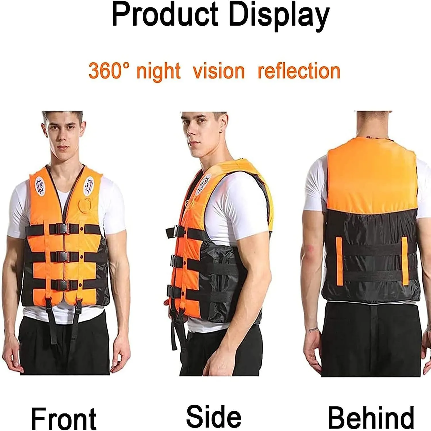 Vest for Adults,Snorkeling Vest for Men & Women, Portable Swim Jacket & Buoyancy Vest for Snorkeling, Swimming, Kayaking, Boating