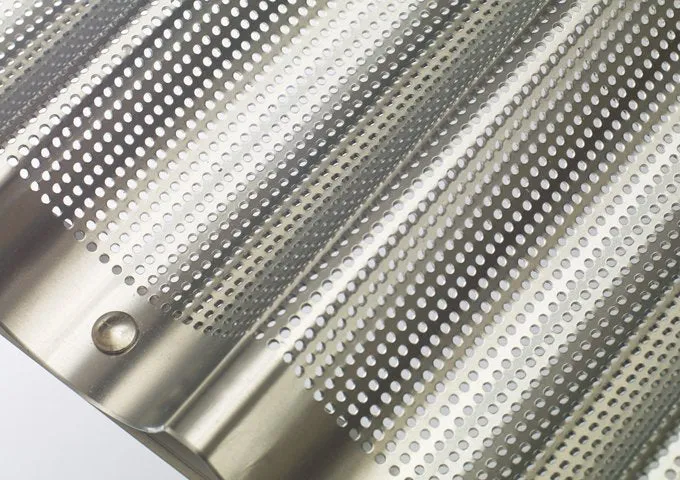 Winco Abpn-6 Aluminum Baguette Pans With Silicone Glaze