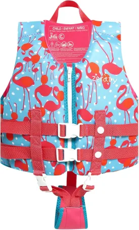 Zeraty US Coast Guard Approved Kids Swim Vests Toddler Float Jackets USCG Swimming Aid with Safety Strap for Children 30-50lbs